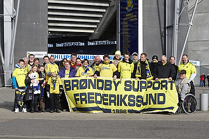 Brndby Support Frederikssund foran Brndby Stadion