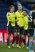 Nicolaj Agger (Brndby IF), Simon Makienok Christoffersen (Brndby IF), Mike Jensen (Brndby IF)