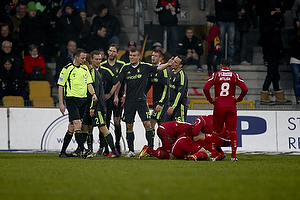 Mikkel Thygesen (Brndby IF), Peter Rasmussen, dommer