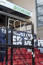FCK-fans med protest-banner