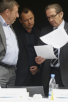 Benny Winther, nstformand (Brndby IF), Jan Lockhart, adm. direktr (Brndby IF), Per Bjerregaard, formand (Brndby IF)