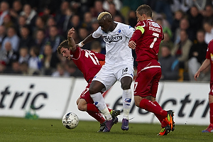 S�ren Christensen (FC Nordsj�lland), Dame N´Doye (FC K�benhavn), Nicolai Stokholm, anf�rer (FC Nordsj�lland)