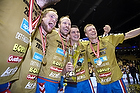 Snorri Gudjnsson (AG Kbenhavn), Lars Jrgensen (AG Kbenhavn), Arnr Atlason (AG Kbenhavn), Gudjn Valur Sigurdsson (AG Kbenhavn) med pokalen