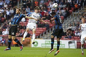 Jim Larsen (Club Brugge KV), Csar Santin (FC Kbenhavn)