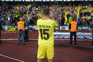 Mikkel Thygesen (Brndby IF) takker fansne