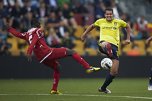 Enock Kofi Adu (FC Nordsjlland), Jan Kristiansen (Brndby IF)