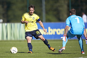 Mike Jensen, anfrer (Brndby IF), Kim Christensen (FC Kbenhavn)