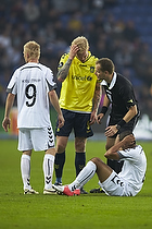 Steffen Kielstrup (AC Horsens), Simon Makienok Christoffersen (Brndby IF), Michael Johansen, dommer