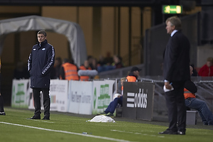 Ole Gunnar Solskj�r, cheftr�ner (Molde FK), Ariël Jacobs, cheftr�ner (FC K�benhavn)