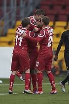 Joshua John, mlscorer (FC Nordsjlland), Morten Nordstrand (FC Nordsjlland), Kasper Lorentzen (FC Nordsjlland)