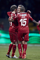Kasper Lorentzen, mlscorer (FC Nordsjlland), Joshua John (FC Nordsjlland), Morten Nordstrand (FC Nordsjlland)
