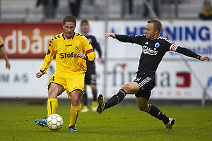Martin Retov, anfrer (AC Horsens), Lars Jacobsen, anfrer (FC Kbenhavn)