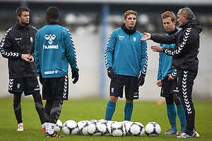 Jens Larsen (Brndby IF), Anders Randrup (Brndby IF), Bent Christensen Arense, assistenttrner (Brndby IF)