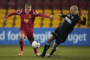 Rawez Lawan (FC Nordsjlland), Kristian Bak Nielsen, anfrer (FC Midtjylland)