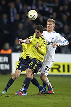 Frederik Holst (Brndby IF), Andreas Cornelius (FC Kbenhavn)