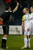 Kenn Hansen, dommer, Lars Jacobsen, anfrer (FC Kbenhavn)