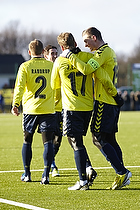 Jens Larsen, mlscorer (Brndby IF), Mikkel Thygesen, anfrer (Brndby IF)