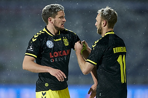 Jan Kristiansen (Brndby IF) fr anfrerbindet af Dennis Rommedahl (Brndby IF)