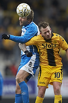 Michael Silberbauer (Ob), Martin Spelmann (AC Horsens)