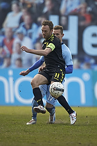 Jonas Kamper (Randers FC), Dennis Rommedahl, anfrer (Brndby IF)