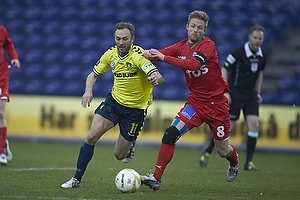 Dennis Rommedahl, anfrer (Brndby IF), Henrik Hansen, anfrer (SnderjyskE)