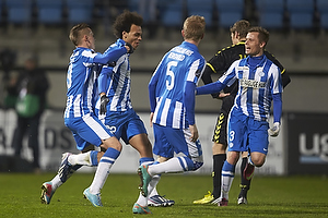 Martin Braithwaite, mlscorer (Esbjerg fB), Martin Bergvold (Esbjerg fB), Peter Ankersen (Esbjerg fB)