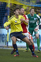 Dario Dumic, anfrer (Brndby IF), Jesper Mikkelsen (Silkeborg IF)