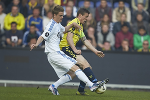 Mikkel Thygesen, anfrer (Brndby IF), Thomas Kristensen (FC Kbenhavn)