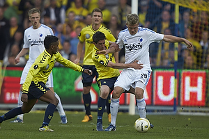 Andreas Cornelius (FC Kbenhavn), Frederik Holst (Brndby IF), Quincy Antipas (Brndby IF)