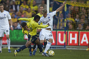 Andreas Cornelius (FC Kbenhavn), Quincy Antipas (Brndby IF), Frederik Holst (Brndby IF)