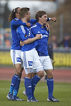 Patrick Mortensen, mlscorer (Lyngby BK), Ryan Johnson Laursen (Lyngby BK), Yussuf Y. Poulsen (Lyngby BK)