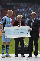 Christian Keller, anfrer (Randers FC), Marianne Jelved, kulturminister (Folketinget)