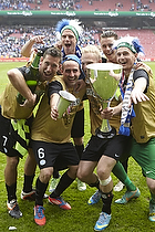 Steffen Ernemann (Esbjerg fB), Magnus Lekven, pokalfighter (Esbjerg fB), Nicolai Hgh (Esbjerg fB), Lukas Hradecky (Esbjerg fB)