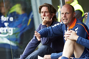 Thomas Frank, cheftrner (Brndby IF), Claus Nrgaard, assistenttrner (Brndby IF)