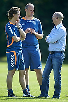 Thomas Frank, cheftrner (Brndby IF), Claus Nrgaard, assistenttrner (Brndby IF), Per Rud, sportschef (Brndby IF)