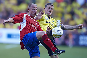 Sren Berg (FC Vestsjlland), Mikkel Thygesen, anfrer (Brndby IF)