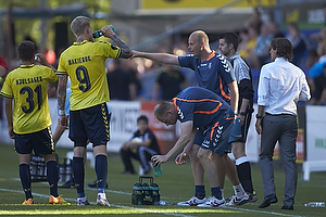 Andrew Hjulsager (Brndby IF), Simon Makienok Christoffersen (Brndby IF), Claus Nrgaard, assistenttrner (Brndby IF), Thomas Frank, cheftrner (Brndby IF)