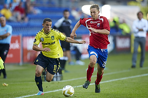 Riza Durmisi (Brndby IF), Morten Bertolt (FC Vestsjlland)
