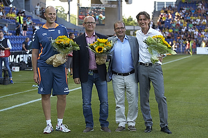Claus Nrgaard, assistenttrner (Brndby IF), Per Rud, sportschef (Brndby IF), Tommy Sommer Hkansson, adm. direktr (Brndby IF), Thomas Frank, cheftrner (Brndby IF)