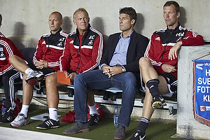 Michael Laudrup, cheftrner (Swansea City FC), Morten Wieghorst, assistenttrner (Swansea City FC)