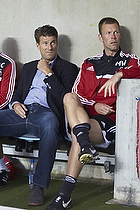 Michael Laudrup, cheftrner (Swansea City FC), Morten Wieghorst, assistenttrner (Swansea City FC)