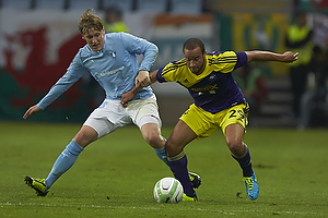 Emil Forsberg (Malm FF), Ashley Richards (Swansea City FC)