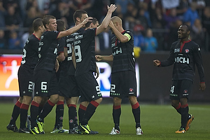 Morten Rasmussen, mlscorer (FC Midtjylland), Kristian Bak Nielsen (FC Midtjylland), Jesper Lindorff Juelsgrd (FC Midtjylland)