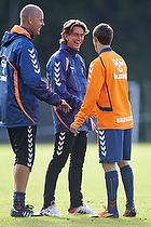 Claus Nrgaard, assistenttrner (Brndby IF), Thomas Frank, cheftrner (Brndby IF), Alexander Szymanowski (Brndby IF)