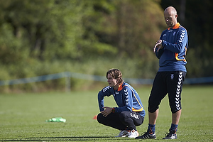 Thomas Frank, cheftrner (Brndby IF), Claus Nrgaard, assistenttrner (Brndby IF)