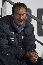 Kasper Hjulmand, cheftrner (FC Nordsjlland) p tribunen