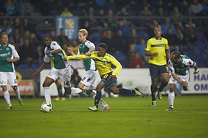 Babajide Ogunbiyi (Viborg FF), Jonas Thorsen (Viborg FF), Quincy Antipas (Brndby IF)