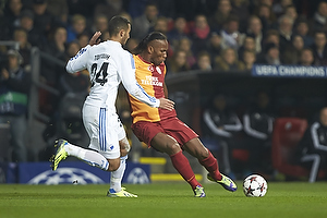 Didier Drogba (Galatasaray), Youssef Toutouh (FC Kbenhavn)
