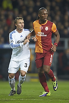 Didier Drogba (Galatasaray), Pierre Bengtsson (FC Kbenhavn)