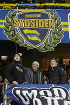 Mikkel Thygesen (Brndby IF) og Martin Albrechtsen (Brndby IF) p Sydsiden
